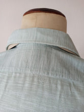 Charger l'image dans la galerie, 1950s - CAREN, Spain - Deadstock Turquoise Rockabilly Shirt - Sz 2
