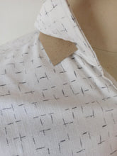 Cargar imagen en el visor de la galería, 1950s - JERONIMO SANZ, Spain - Deadstock Black Atomic Rockabilly Shirt - Sz 38
