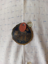 Cargar imagen en el visor de la galería, 1950s - JERONIMO SANZ, Spain - Deadstock Atomic Rockabilly Shirt - Sz 36
