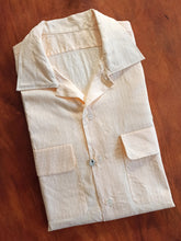 Cargar imagen en el visor de la galería, 1940s 1950s - Deadstock Peach Flap Pockets Shirt - Sz 3
