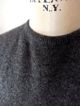 Load image into Gallery viewer, 1950s - BRAEMAR, Scotland - Charcoal Cashmere Jumper
