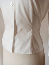 Laden Sie das Bild in den Galerie-Viewer, 1950s - NOVELSTYL-BOUSSAC, France - Exquisite Embroidery Blouse - W31 (82cm)

