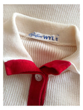 Charger l'image dans la galerie, 1950s - CREATION WYL, France - Gorgeous Two Tone Top - Sz 42
