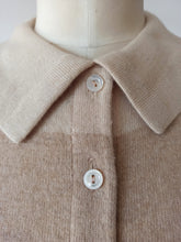 Charger l'image dans la galerie, 1950s 1960s - PRINGLE, Scotland - Tricolor Cashmere Cardigan
