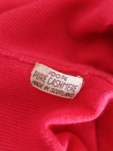Charger l'image dans la galerie, 1950s - PRINGLE, Scotland - Stunning Red Cashmere Cardigan
