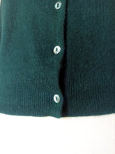 Charger l'image dans la galerie, 1950s 1960s - ST. MICHAEL, UK - Forest Green Cashmere Twin Set
