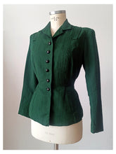 Charger l'image dans la galerie, 1940s - BRUERRE, France - Gorgeous New Look Striped Jacket - W30 (76cm)
