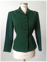Charger l'image dans la galerie, 1940s - BRUERRE, France - Gorgeous New Look Striped Jacket - W30 (76cm)
