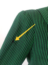 Charger l'image dans la galerie, 1940s - BRUERRE, France - Gorgeous New Look Striped Jacket - W30 (76cm)
