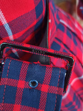 Charger l'image dans la galerie, 1950s - Gorgeous Red Tartan Flannel Dress - W26 (66cm)
