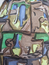 Load image into Gallery viewer, 1950s - MODARUO, Italy - Novelty Print Dress - W25 (66cm)
