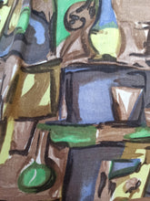 Load image into Gallery viewer, 1950s - MODARUO, Italy - Novelty Print Dress - W25 (66cm)
