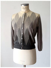 Load image into Gallery viewer, 1950s - BALLANTYNE, Scotland - Iconic Instarsia Cashmere Cardigan
