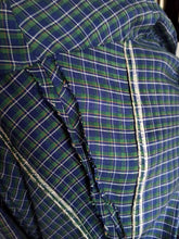 Charger l'image dans la galerie, 1940s - Adorable Flannel Wool Tartan Dress - W31 (80cm)
