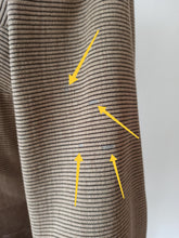 Cargar imagen en el visor de la galería, 1940s - Fabulous Striped Jersey Wool Dress - W29 (74cm)
