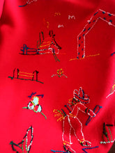 Charger l'image dans la galerie, 1940s 1950s - PRESIDENTE, Mexico - Red Souvenir Jacket - Sz. S/M
