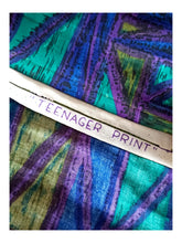Load image into Gallery viewer, 1950s - Stunning "Teenager Print" Abstract Cotton Dress - W28.5 (72cm)
