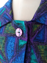 Load image into Gallery viewer, 1950s - Stunning "Teenager Print" Abstract Cotton Dress - W28.5 (72cm)
