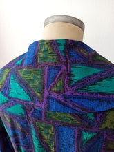 Load image into Gallery viewer, 1950s - Stunning "Teenager Print" Abstract Cotton Dress - W28.5 (72cm)
