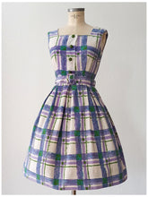 Load image into Gallery viewer, 1950s 1960s - MARIE BONHEUR, Paris - Adorable Cotton Dress - W27 (68cm)
