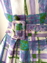 Load image into Gallery viewer, 1950s 1960s - MARIE BONHEUR, Paris - Adorable Cotton Dress - W27 (68cm)
