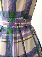 Load image into Gallery viewer, 1950s 1960s - MARIE BONHEUR, Paris - Adorable Cotton Dress - W27 (68cm)
