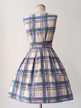Load image into Gallery viewer, 1950s 1960s - MARIE BONHEUR, Paris - Adorable Cotton Dress - W27 (68cm)
