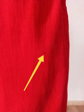 Load image into Gallery viewer, 1940s 1950s - Stunning Red Lipstick Corduroy Dress - W27 (68cm)
