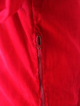 Load image into Gallery viewer, 1940s 1950s - Stunning Red Lipstick Corduroy Dress - W27 (68cm)
