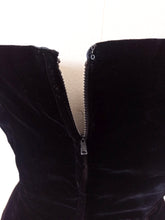 Load image into Gallery viewer, 1950s - Spectacular Rhinestones Fishtail Velvet Dress - W25 (64cm)
