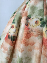 Load image into Gallery viewer, 1950s - LE REUSSI, Paris - Exquisite Roseprint Dress - W28.5 (72cm)
