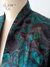 Load image into Gallery viewer, 1950s - Stunning Abstract Cotton Silk Coat Duster
