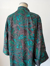 Load image into Gallery viewer, 1950s - Stunning Abstract Cotton Silk Coat Duster
