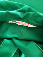 Laden Sie das Bild in den Galerie-Viewer, 1950s 1960s - CHERIE MODELL, France - Green Cotton Blouse - Sz 42
