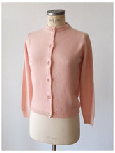 Load image into Gallery viewer, 1960s - BALLANTYNE, Scotland - Adorable Pale Pink Cashmere Cardigan
