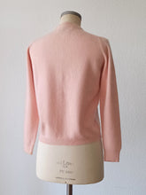Load image into Gallery viewer, 1960s - BALLANTYNE, Scotland - Adorable Pale Pink Cashmere Cardigan
