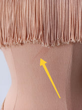 Load image into Gallery viewer, 1940s 1950s - Fabulous Fringe Burlesque Leotard - Sz XS/S
