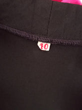 Cargar imagen en el visor de la galería, 1940s 1950s - Superb Black Rayon Silk Blouse - Sz 40

