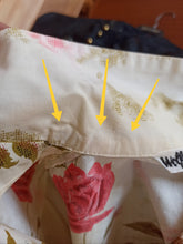 Cargar imagen en el visor de la galería, 1950s - WOLFF Fabrics - Roseprint Cotton Blouse - Sz 40
