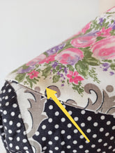 Load image into Gallery viewer, 1950s - Stunning Roseprint Dotted Cotton Dress - W27.5 (70cm)
