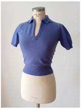 Charger l'image dans la galerie, 1950s - DALTON, USA - Lavender Cashmere Jumper - Sz XS/S

