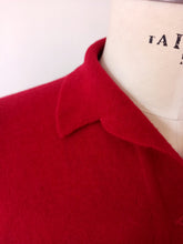 Load image into Gallery viewer, 1940s 1950s - PRINGLE, Scotland - Lipstick Red Cashmere Jumper - Sz Medium
