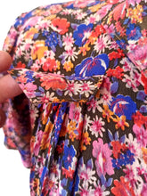 Charger l'image dans la galerie, 1930s - FRANCE - Adorable Floral Crepe Dress - W27 (68cm)

