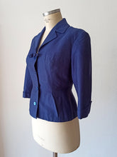 Load image into Gallery viewer, 1940s 1950s - MIRSA, Italia - Exquisite Lilac Blue Dress Jacket  - W31.5 (80cm)
