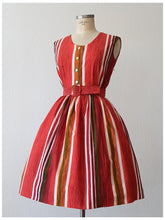 Load image into Gallery viewer, 1950s 1960s - MERCIER, Paris - Gorgeous Cotton Dress - W22/26 (58/66cm)
