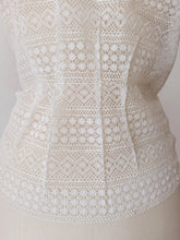 Load image into Gallery viewer, 1940s 1950s - Exquisite Cotton Lace Blouse - W33 (84cm)
