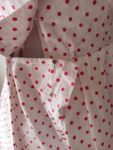 Load image into Gallery viewer, 1950s - Adorable Pink Dots Cotton Dress - W29 (74cm)
