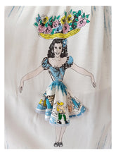 Charger l'image dans la galerie, 1950s - Collectable Naughty Novelty Skirts Rayon Skirt - W25/26 (64/66cm)
