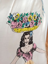 Charger l'image dans la galerie, 1950s - Collectable Naughty Novelty Skirts Rayon Skirt - W25/26 (64/66cm)
