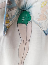Charger l'image dans la galerie, 1950s - Collectable Naughty Novelty Skirts Rayon Skirt - W25/26 (64/66cm)
